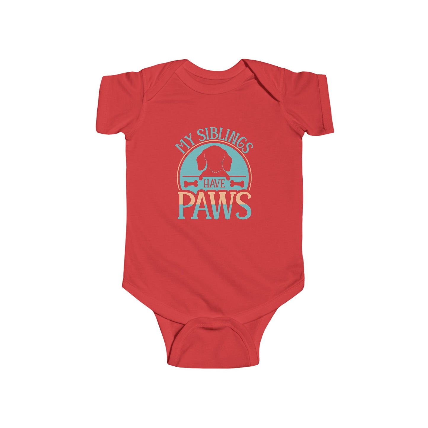 Dog Family Infant Onesie - My Siblings Have Paws