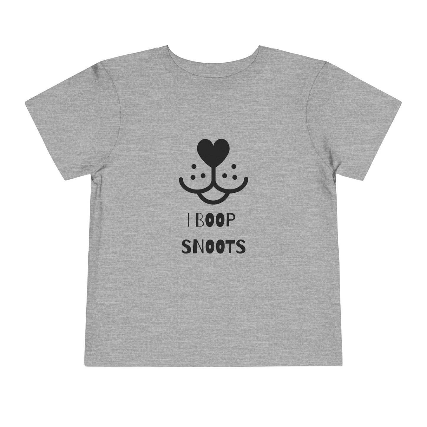 I Boop Snoots Dog Lover Toddler T-Shirt, Cute Funny Puppy Love Tee
