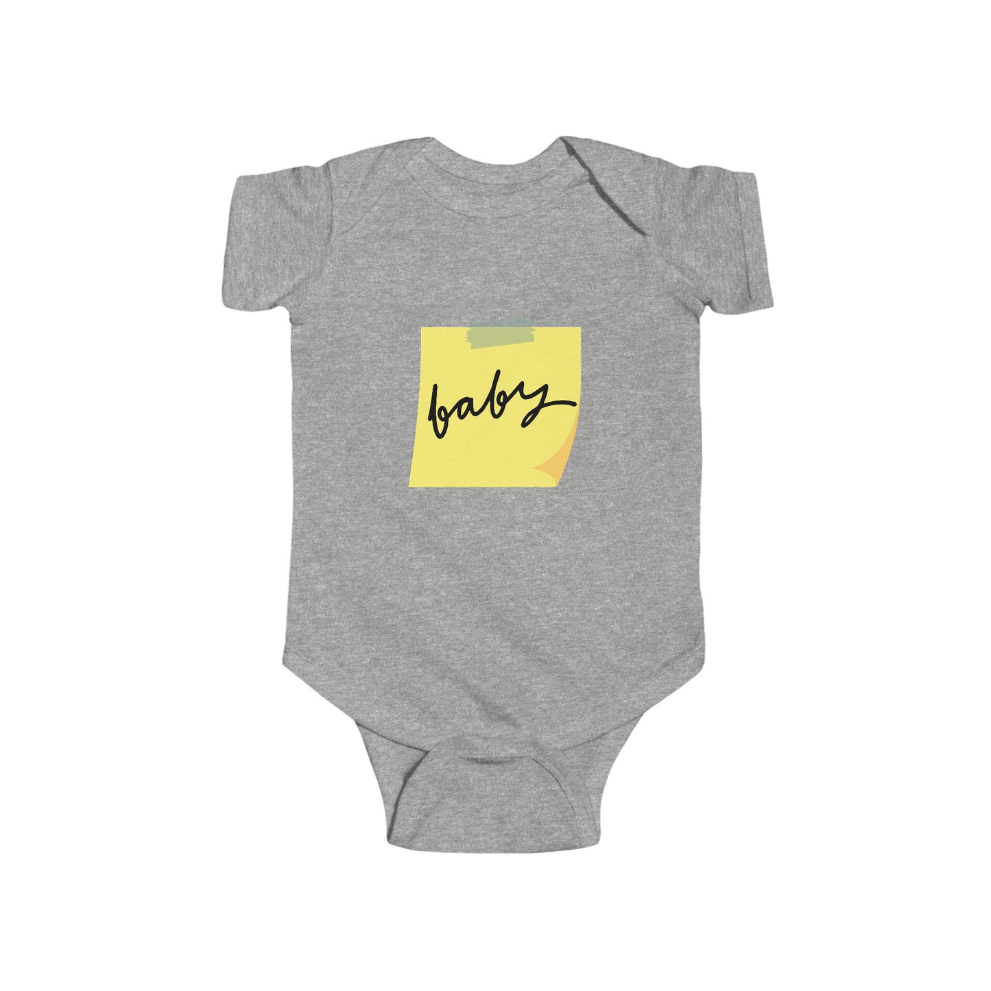 Post-It Note Funny Baby Infant Bodysuit