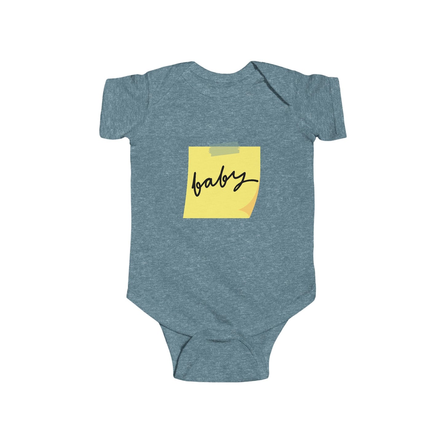 Post-It Note Funny Baby Infant Bodysuit
