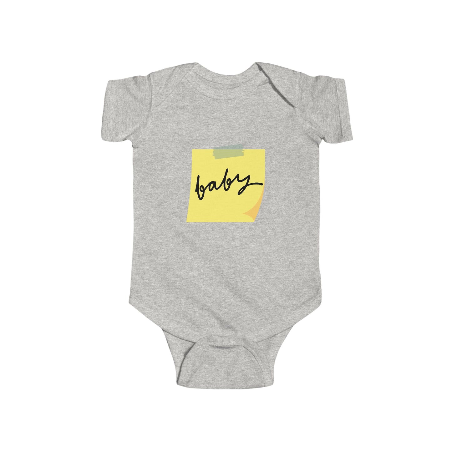 Post-It Note Funny Baby Infant Bodysuit