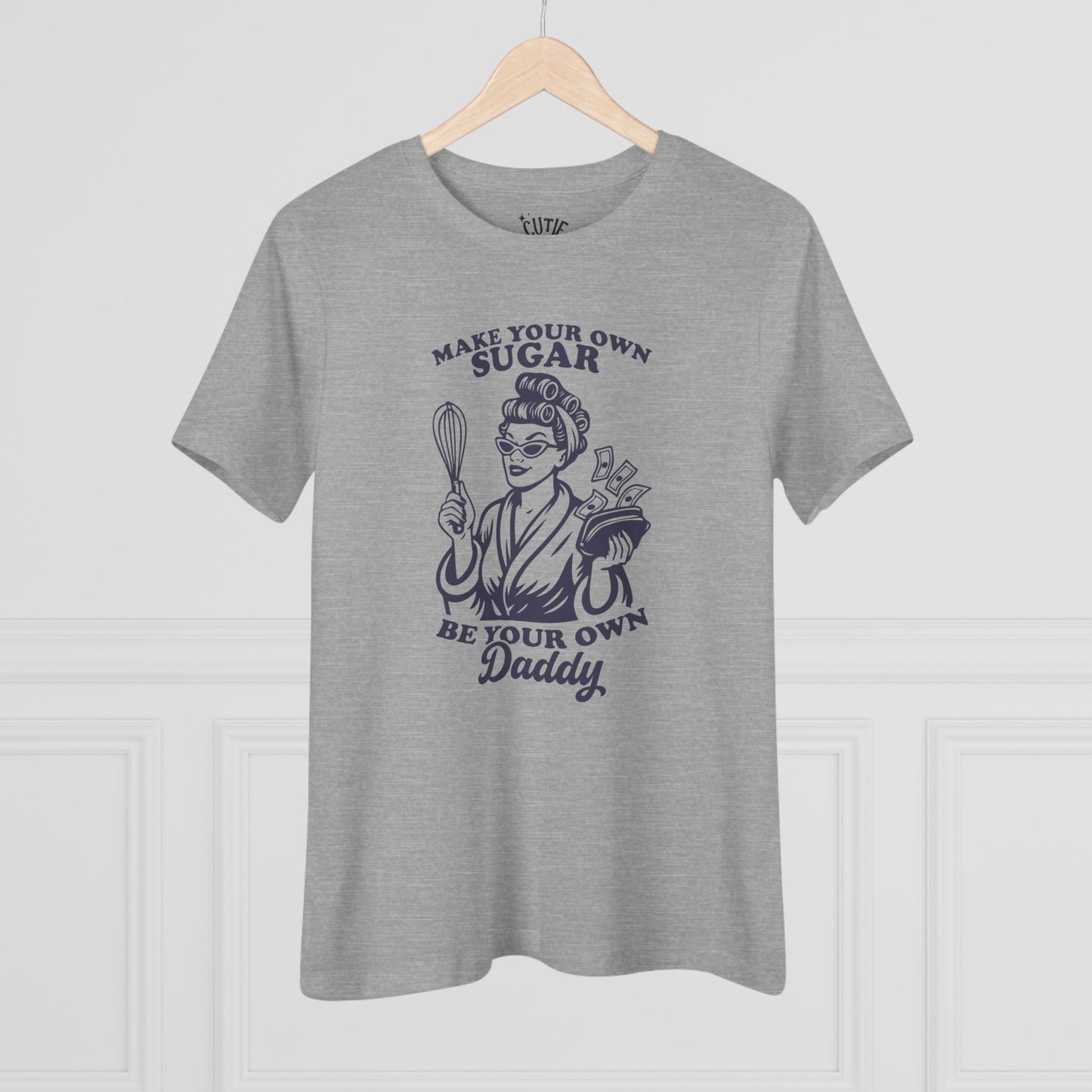 Retro Woman Sugar Daddy Tee - Strong Women Graphic Tee