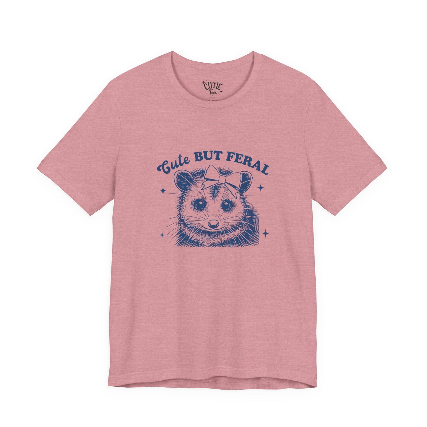 Cute But Feral Tee - Retro Possum