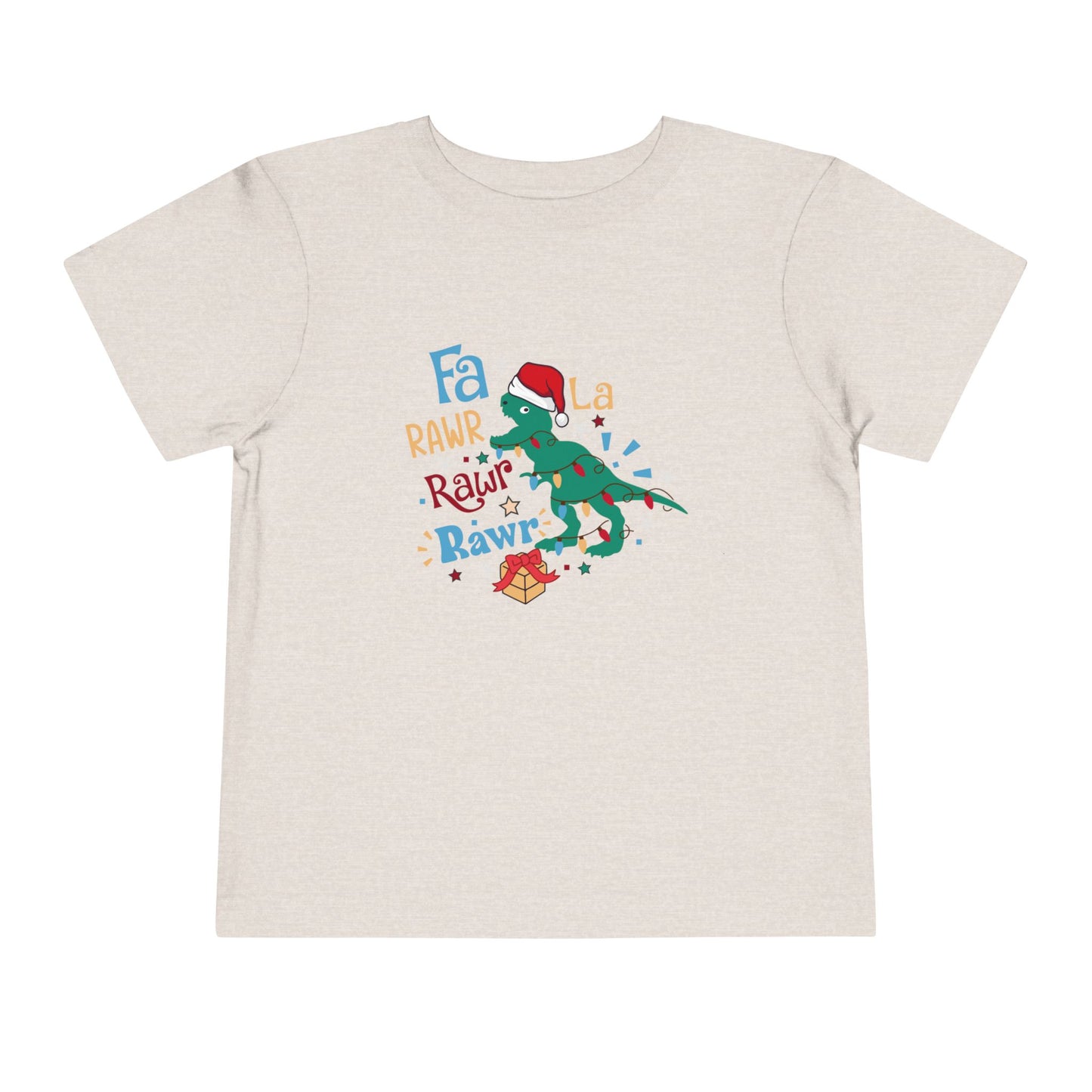 Dinosaur Christmas Toddler Tee, Fun Kids Holiday Shirt, Cute Dino Tee, Toddler Christmas Outfit, Gifts for Little Dinosaurs