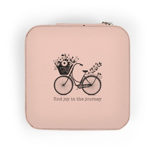 Bicycle Jewelry Travel Case, Find Joy in the Journey