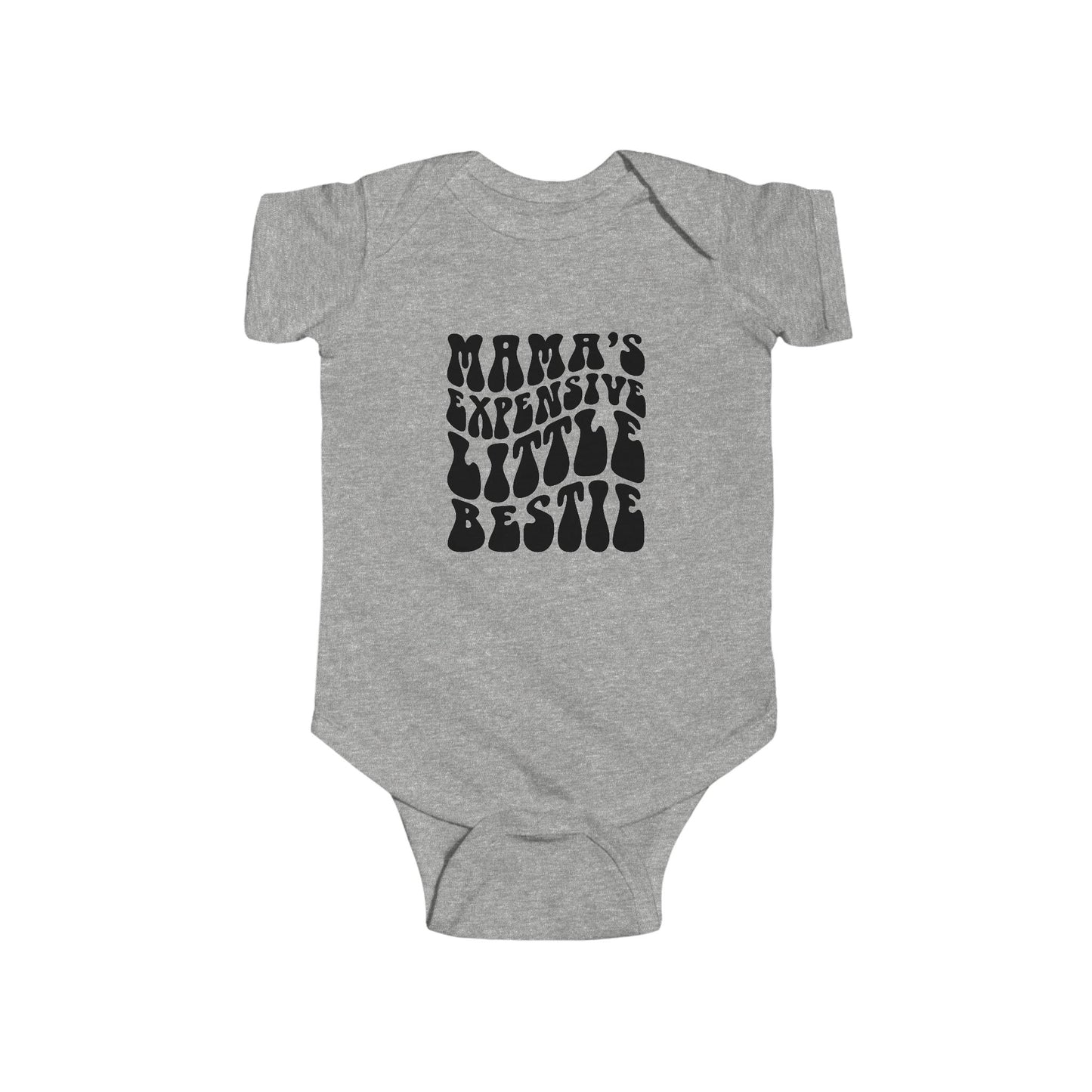 Mama's Expensive Little Bestie Baby Onesie, Funny Baby Shower Gift