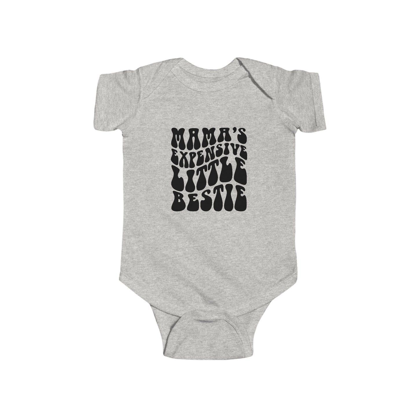 Mama's Expensive Little Bestie Baby Onesie, Funny Baby Shower Gift