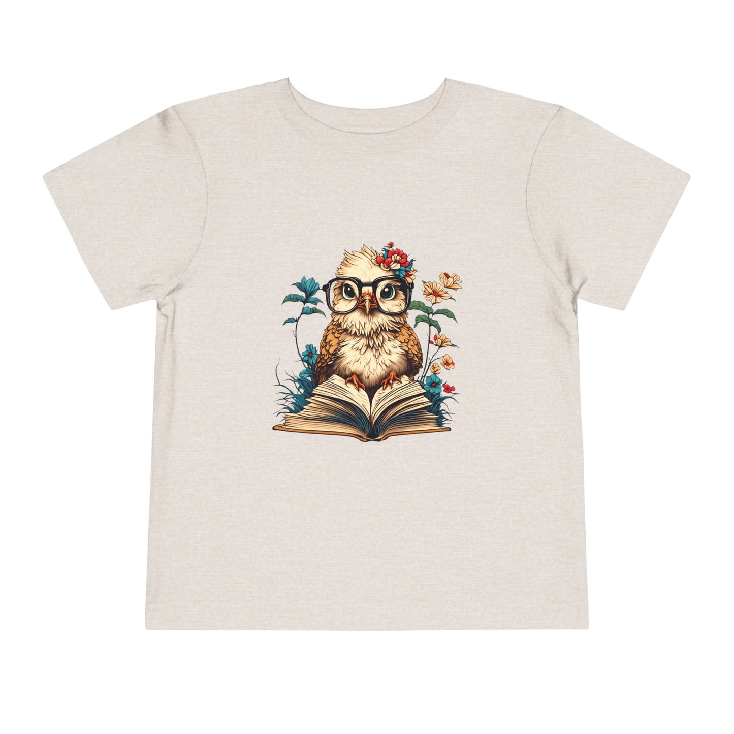 Owl Reading Toddler Tee