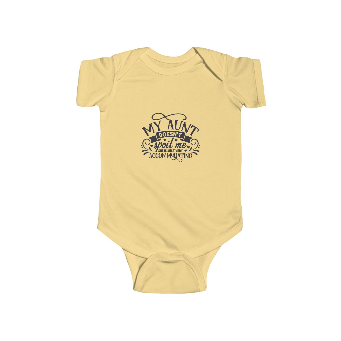 "My Aunt Doesn't Spoil Me" Lucky Baby Bodysuit, Cute Baby Onesie, Gift for New Aunts, Baby Shower Apparel, Funny Auntie Outfit, Newborn Clothing, Gift from New Aunt