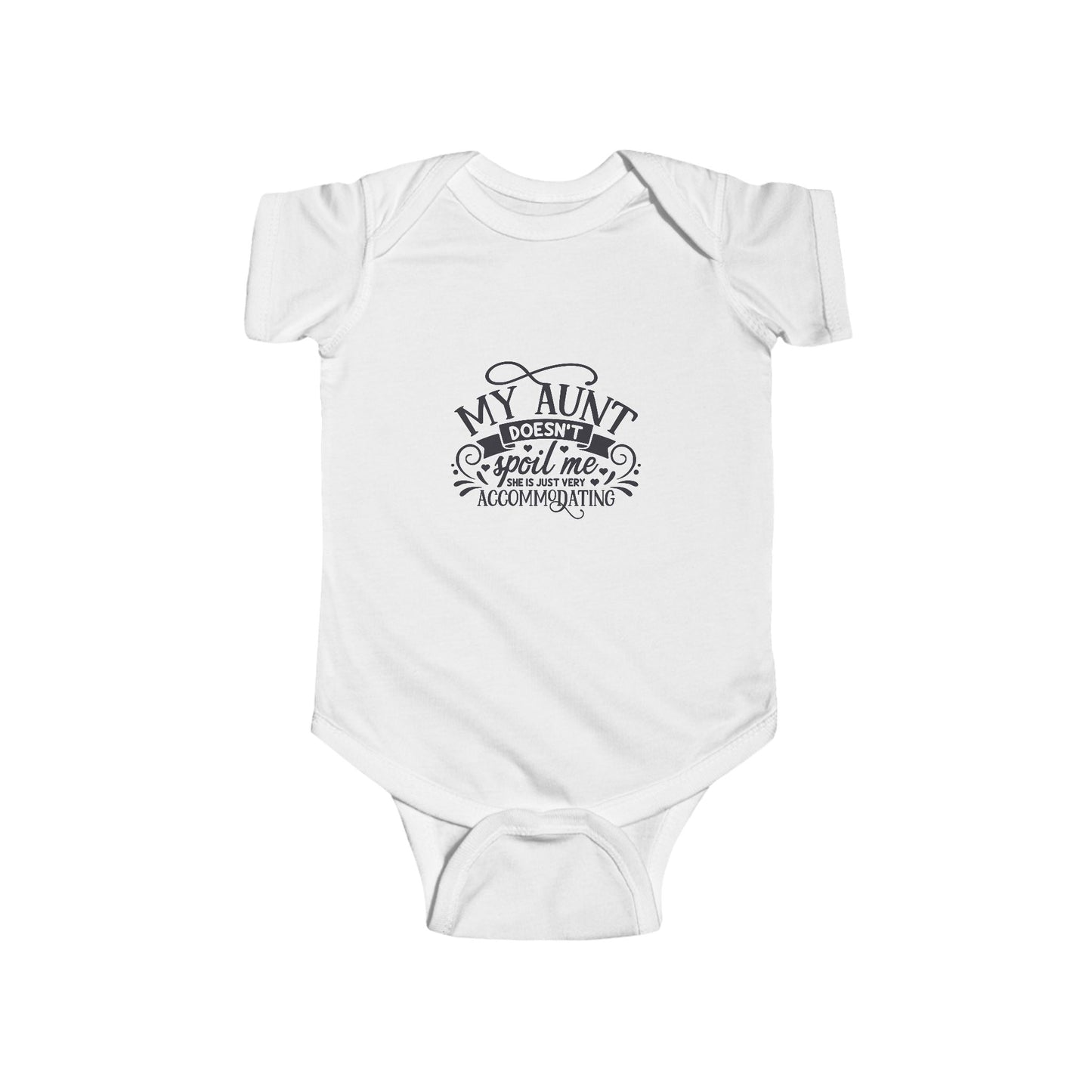 "My Aunt Doesn't Spoil Me" Lucky Baby Bodysuit, Cute Baby Onesie, Gift for New Aunts, Baby Shower Apparel, Funny Auntie Outfit, Newborn Clothing, Gift from New Aunt