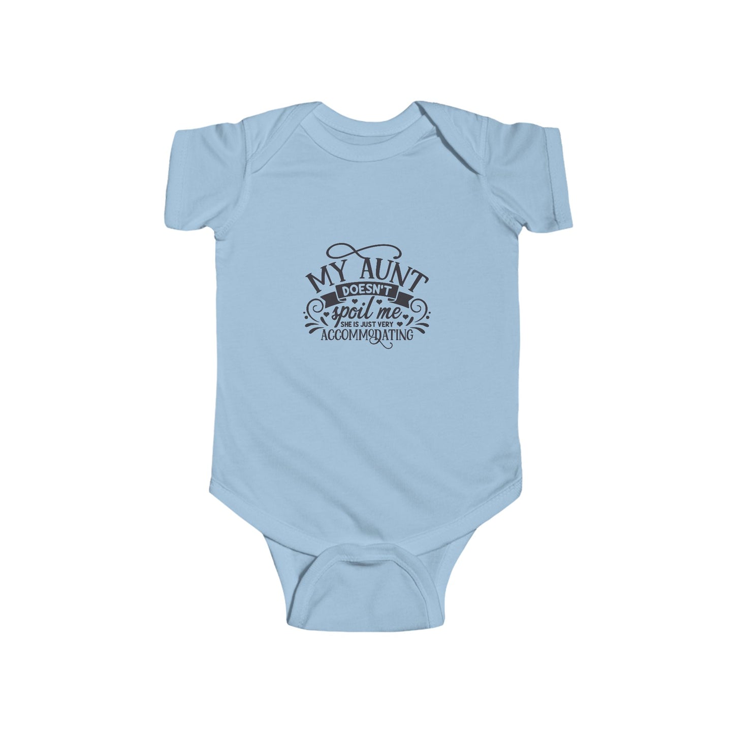 "My Aunt Doesn't Spoil Me" Lucky Baby Bodysuit, Cute Baby Onesie, Gift for New Aunts, Baby Shower Apparel, Funny Auntie Outfit, Newborn Clothing, Gift from New Aunt