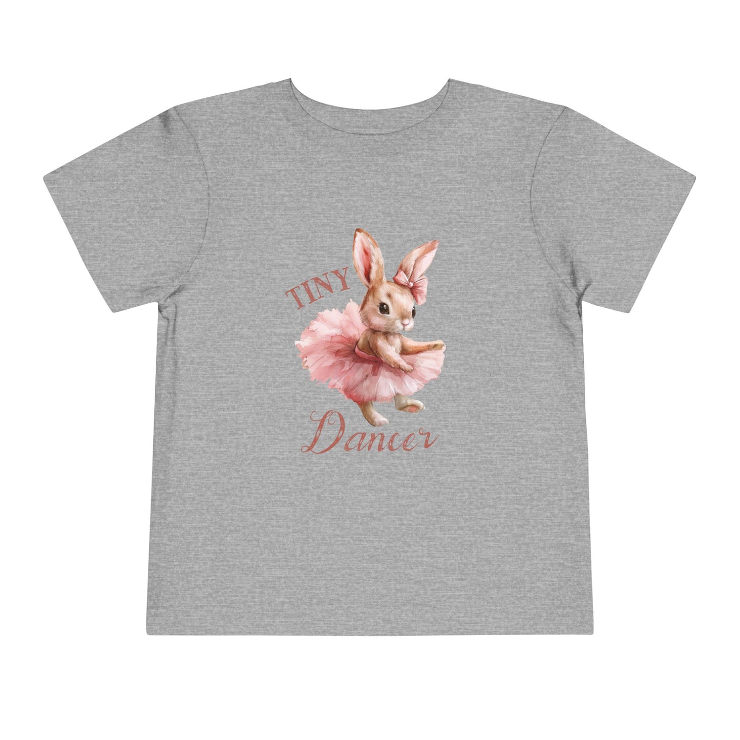 Tiny Dancer Toddler Tee - Adorable Ballet-Inspired Short Sleeve Shirt for Little Girls