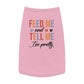 Cute Pet Tank Top - Feed Me and Tell Me I'm Pretty