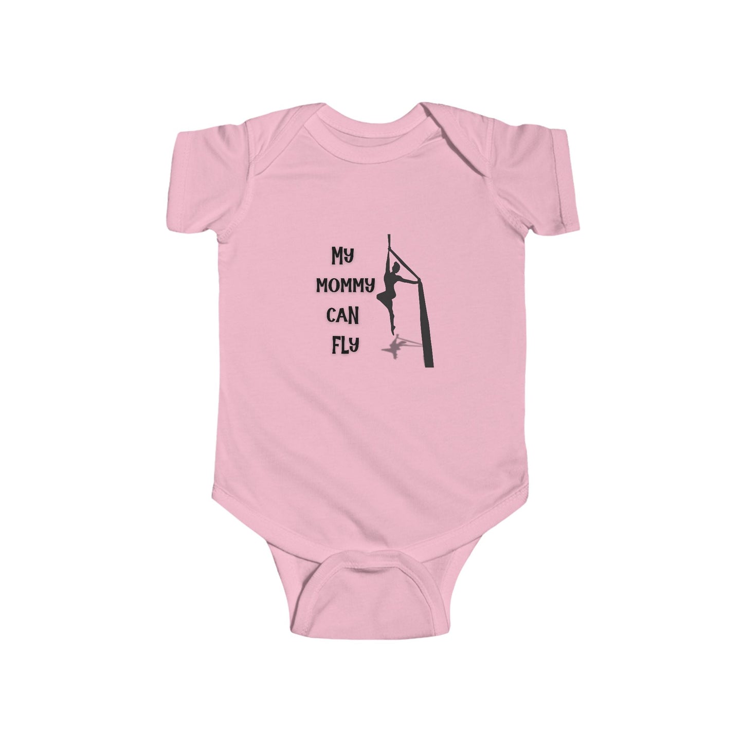 My Mommy Can Fly Aerialist Mom Infant Bodysuit - Circus Baby Onesie