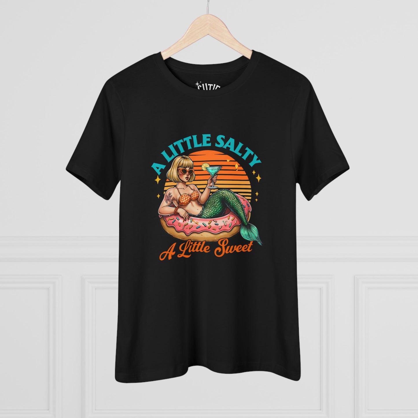 Salty Sweet Sexy Mermaid Women's Tee - Graphic Beach Lover Gift