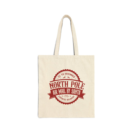 North Pole Holiday Tote Bag