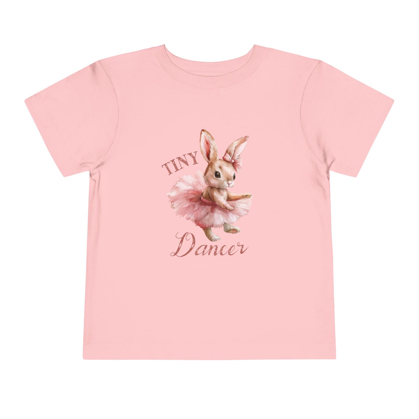 Tiny Dancer Toddler Tee - Adorable Ballet-Inspired Short Sleeve Shirt for Little Girls