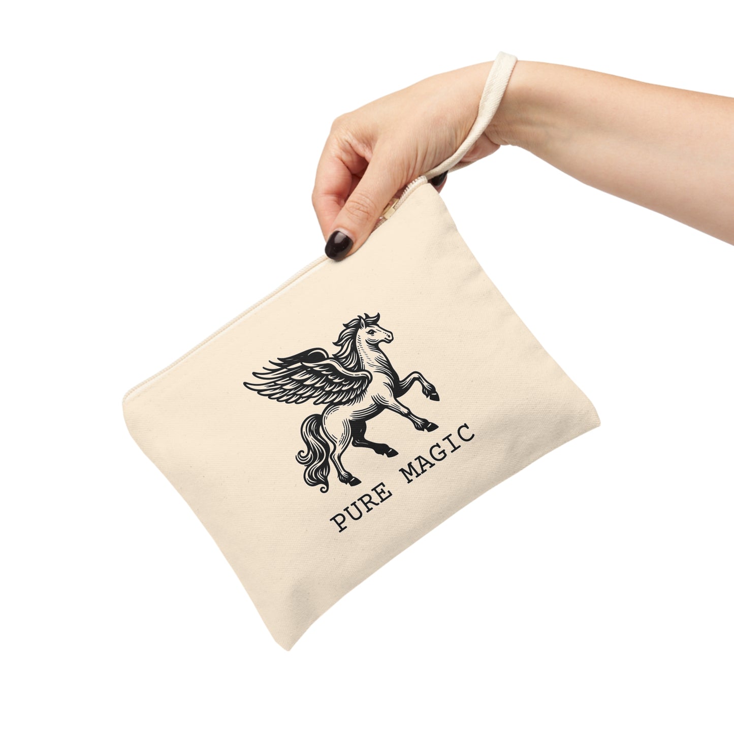 Pure Magic Pegasus Zipper Pouch, Pure Magic Accessory Bag, Gift for Unicorn Lovers, Makeup Organizer, Travel Essentials, Fun Storage Solution
