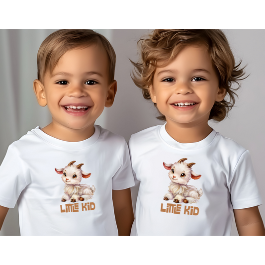 Little Kid Toddler Tee - Baby Goat Pun Shirt - Bella+Canvas - Goat Lover Gift
