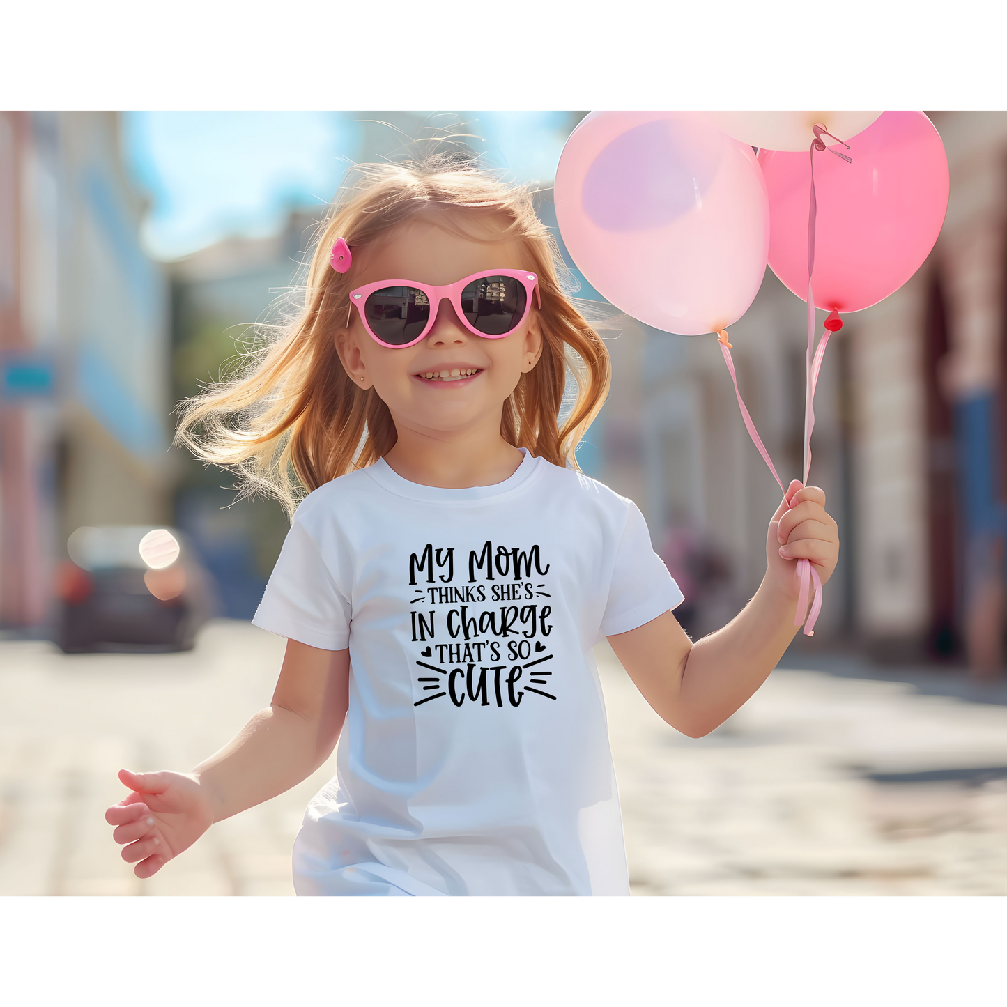 Mom's in Charge Funny Toddler Tee