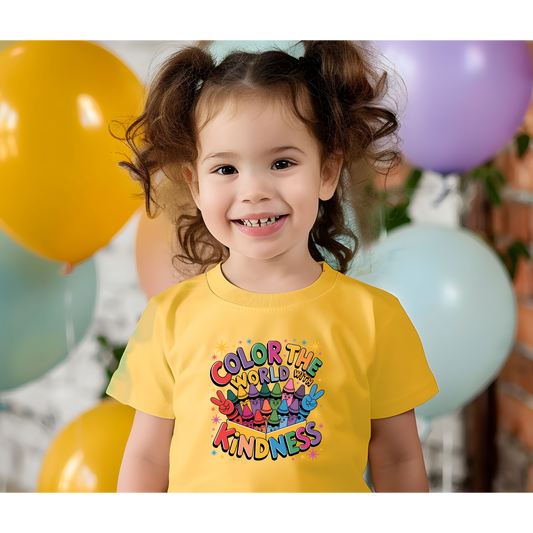 Crayon Toddler Tee - Color the World with Kindness