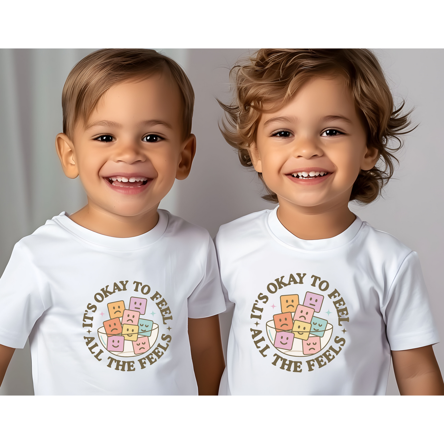 Emotional Support Toddler Tee, Cute Kids Shirt, Feelings Graphic Tee, Gift for Toddlers, Positive Vibes T-Shirt, Children's Apparel