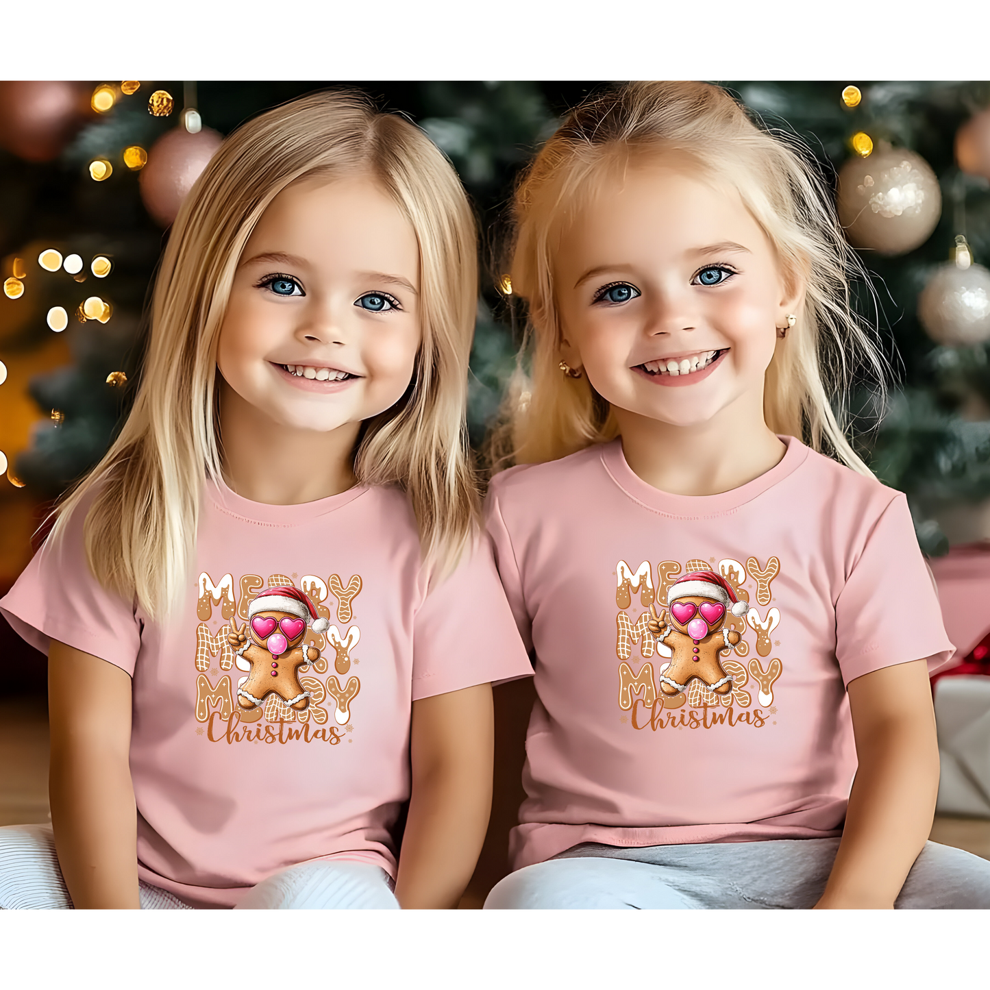 Gingerbread Merry Toddler Tee
