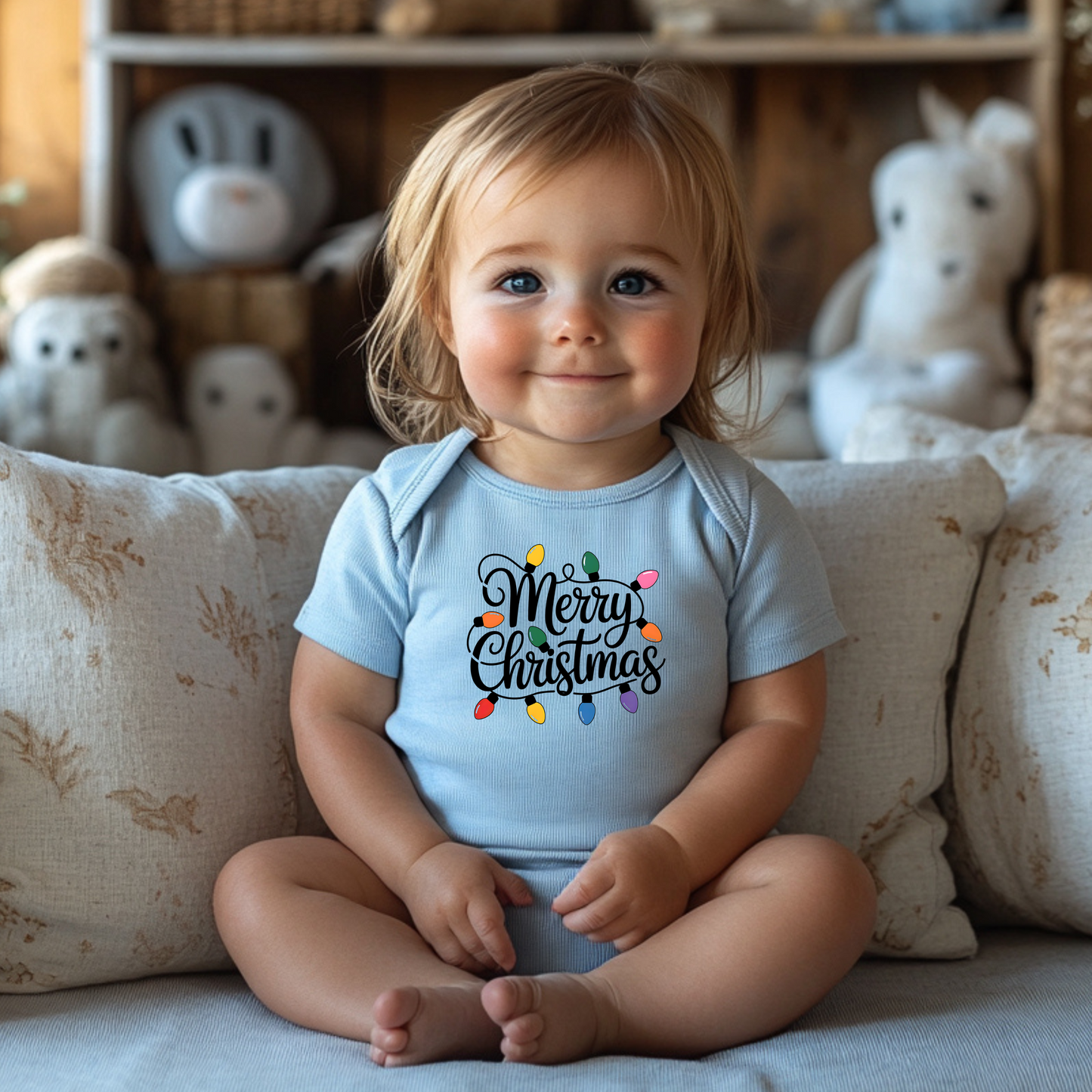 Merry Christmas Lights Infant Bodysuit, Cute Baby Outfit, Holiday Baby Clothes, Christmas Gift for Newborns, Cute Baby Bodysuit, Winter Baby [...]