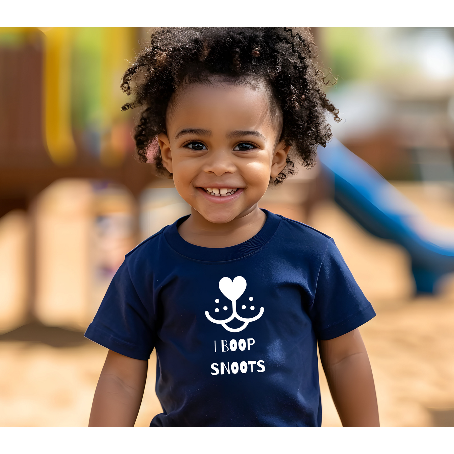 I Boop Snoots Dog Lover Toddler T-Shirt, Cute Funny Puppy Love Tee