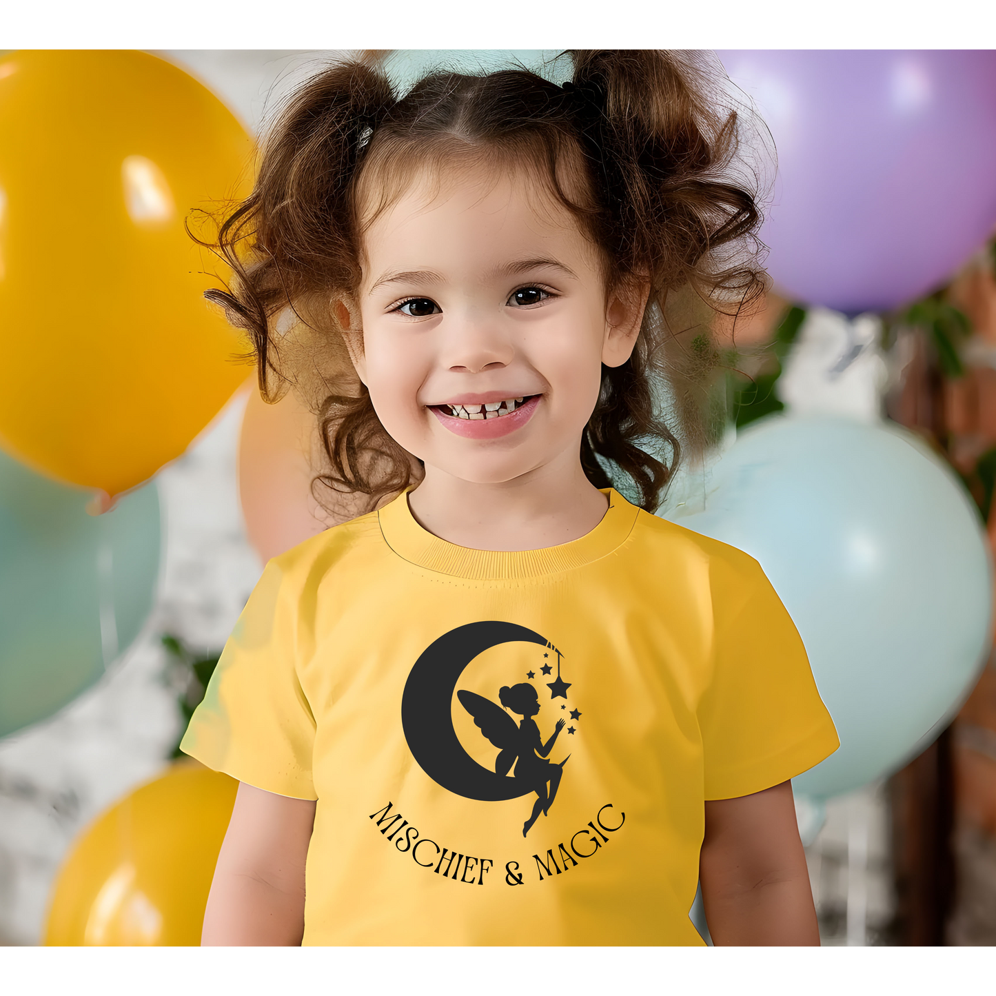 Mischief & Magic Moon Fairy Toddler Tee - Fantasy Shirt