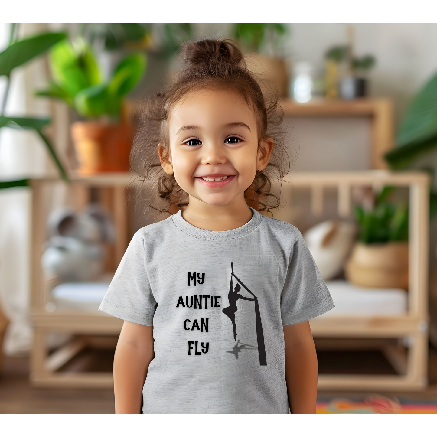 My Auntie Can Fly Aerialist Auntie Gift Toddler T-Shirt