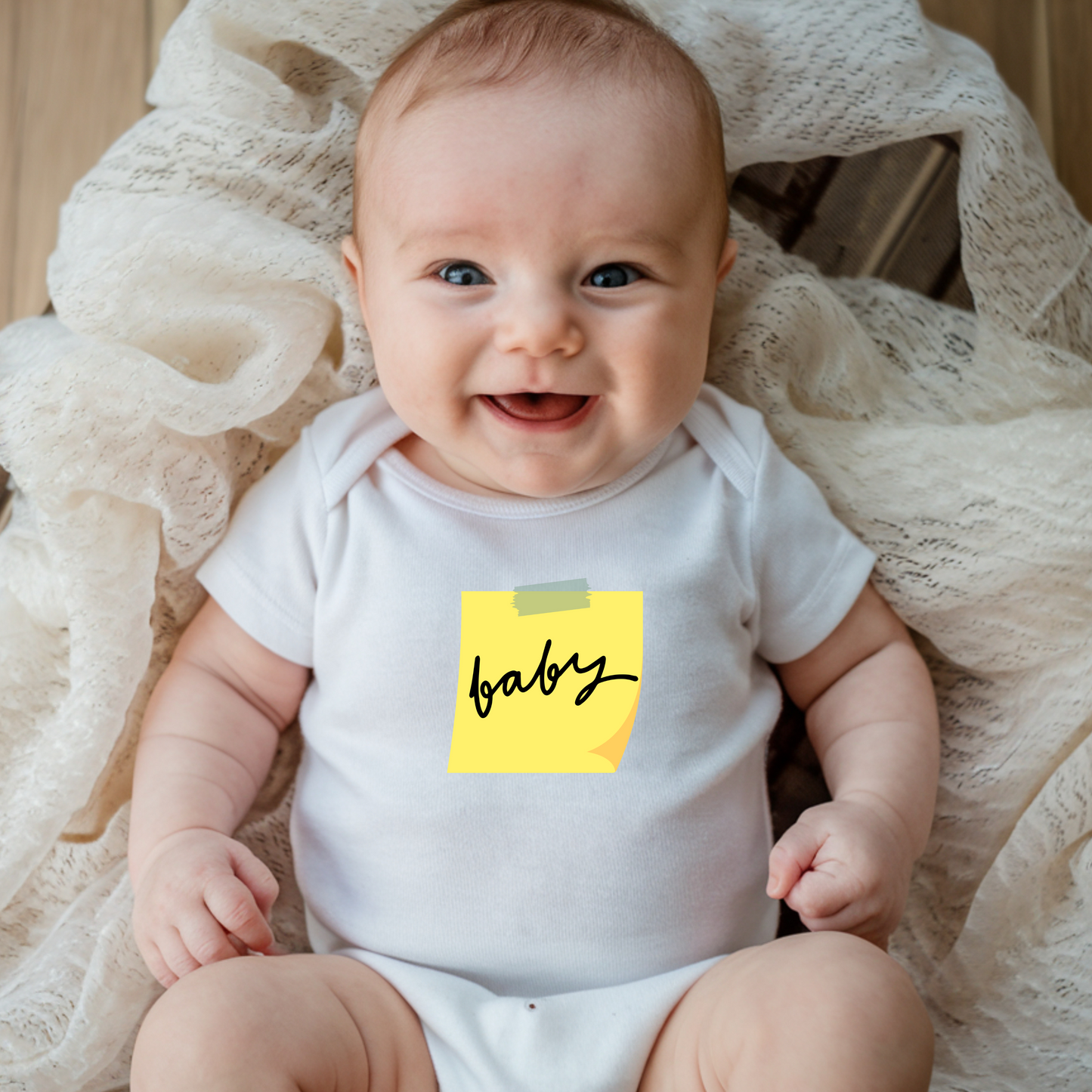 Post-It Note Funny Baby Infant Bodysuit