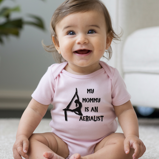 My Mommy Is An Aerialist Infant Bodysuit, Baby Shower Gift, Cute Baby Outfit, Newborn Essentials, Funny Baby Clothes, Infant Apparel
