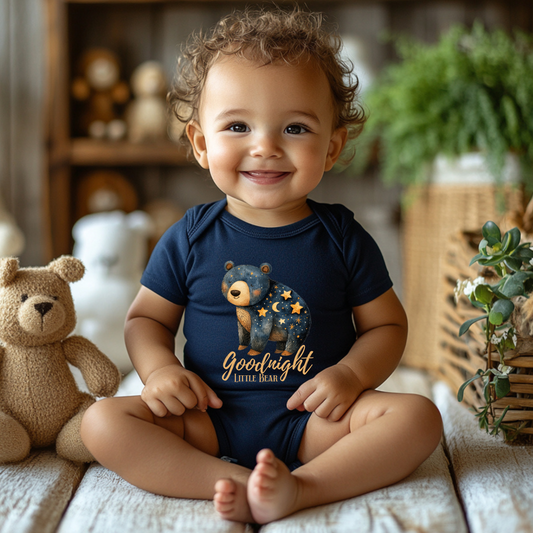 Baby Bear Onesie - 'Goodnight Little Bear'