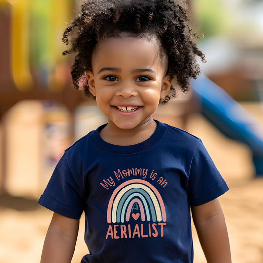 My Mommy is an Aerialist Toddler T-shirt, Aerial Silks