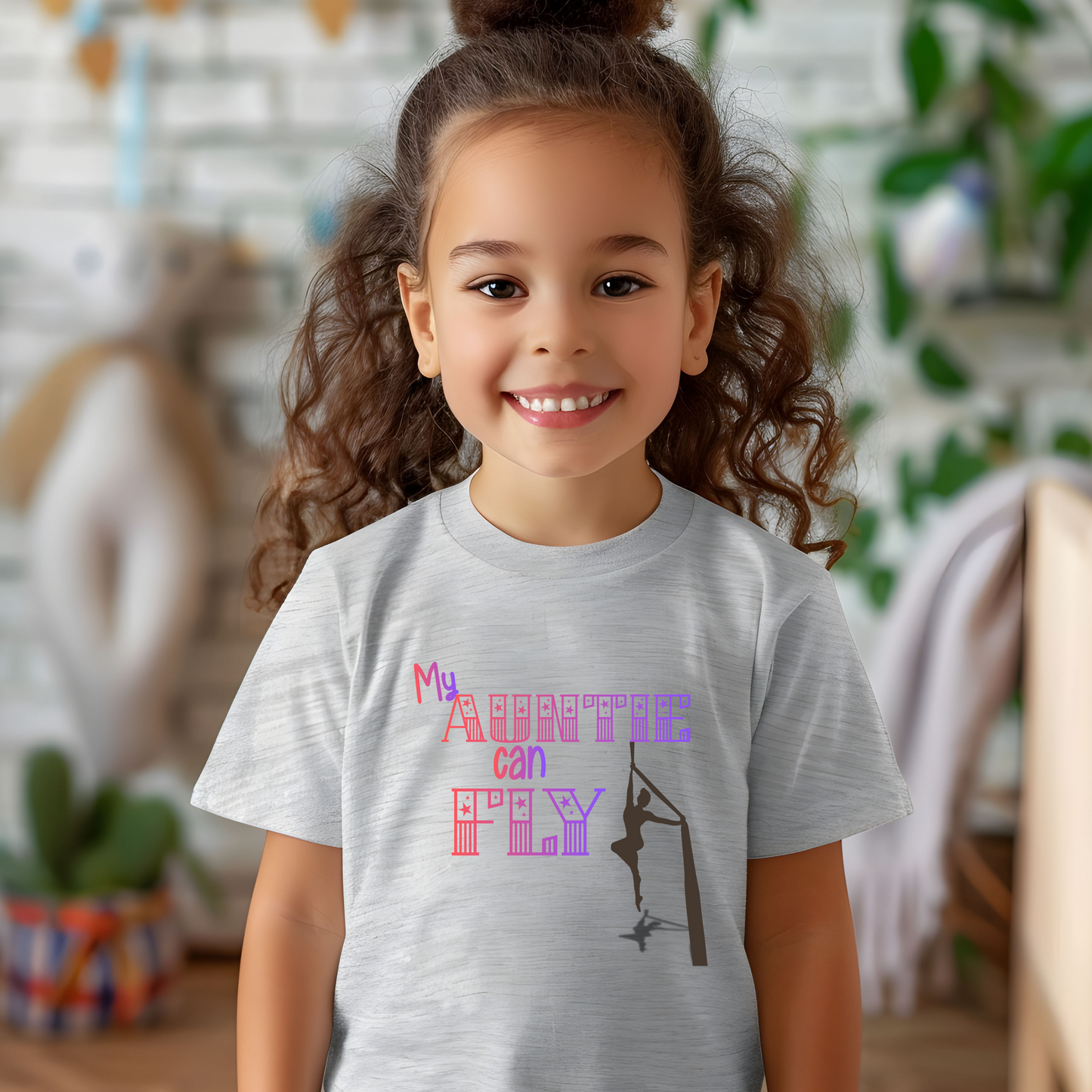 My Auntie Can Fly Aerialist Auntie Gift Toddler T-Shirt