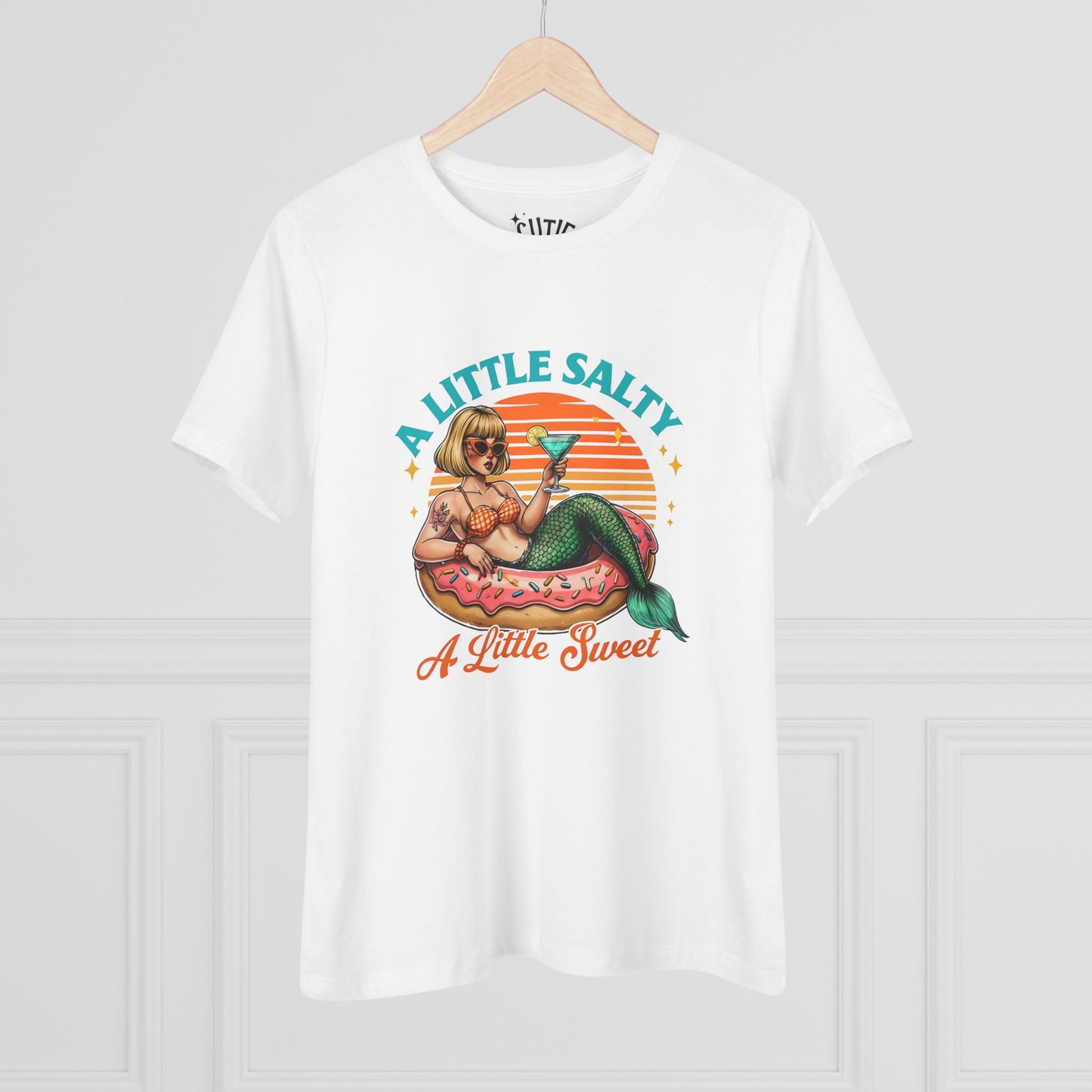 Salty Sweet Sexy Mermaid Women's Tee - Graphic Beach Lover Gift