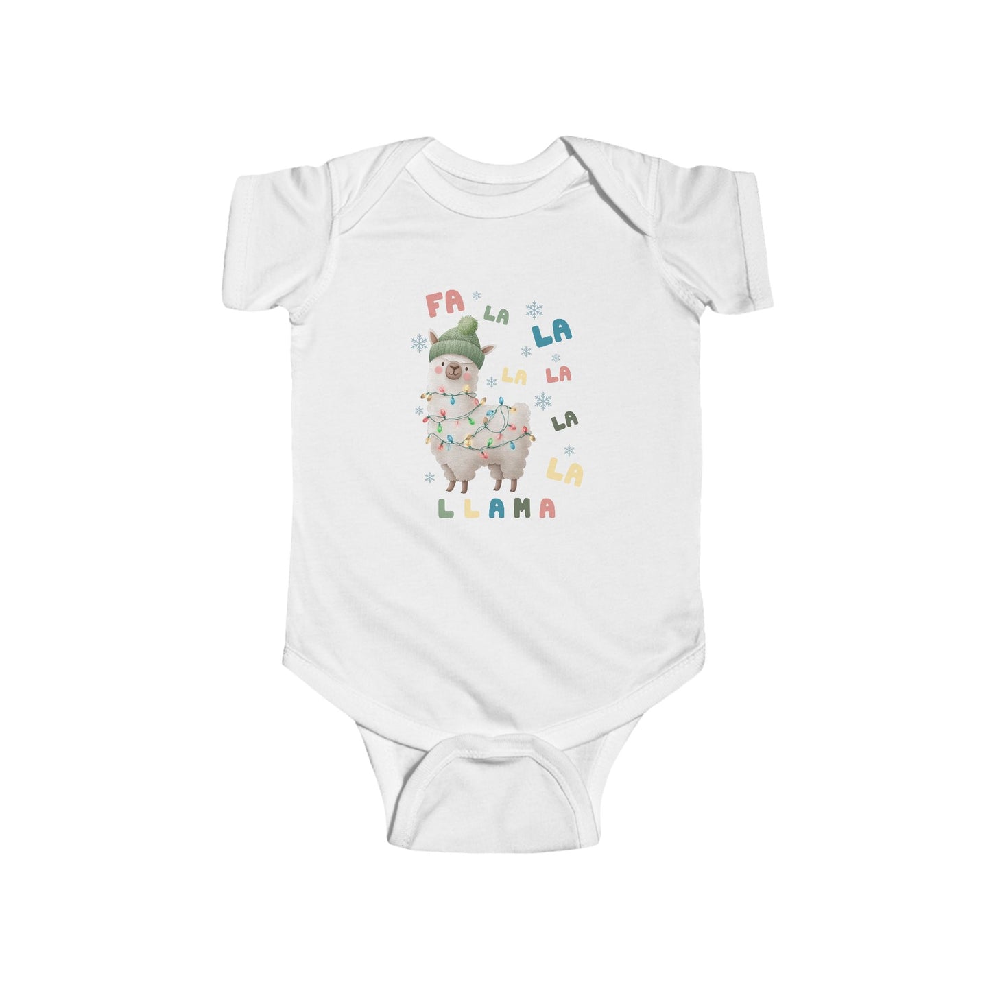 Llama Baby Bodysuit - Christmas Onesie