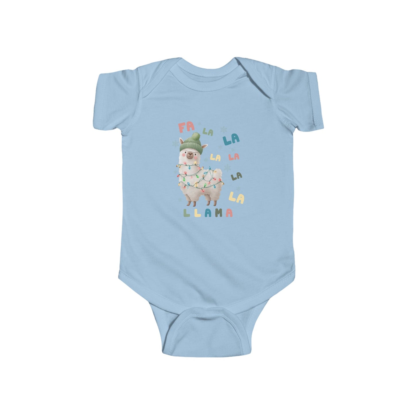 Llama Baby Bodysuit - Christmas Onesie
