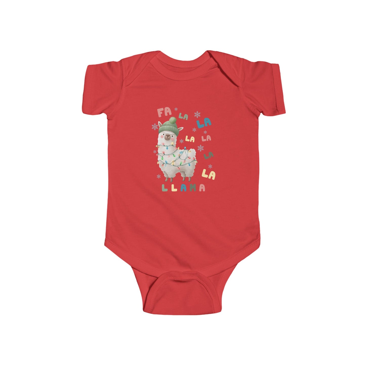 Llama Baby Bodysuit - Christmas Onesie