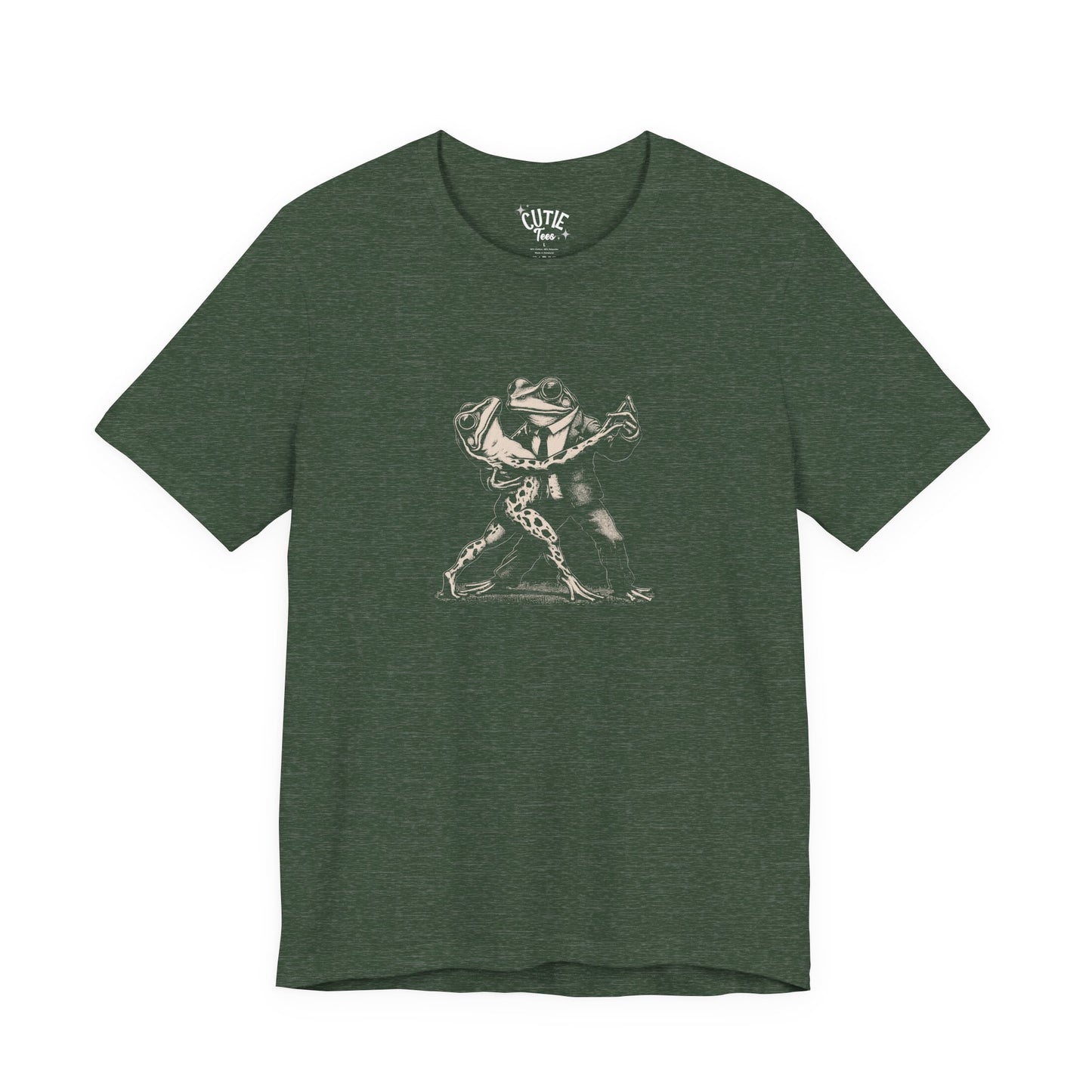 Frog Tango Graphic Tee, Casual Wear, Unisex Clothing, Unique Gift, Everyday Essentials, Perfect for Parties