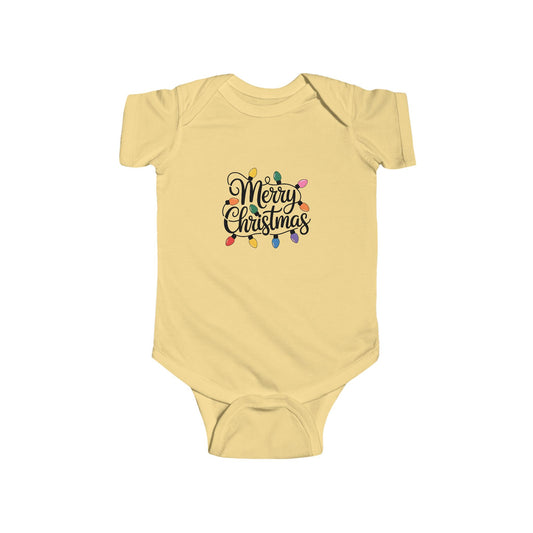 Merry Christmas Lights Infant Bodysuit, Cute Baby Outfit, Holiday Baby Clothes, Christmas Gift for Newborns, Cute Baby Bodysuit, Winter Baby [...]