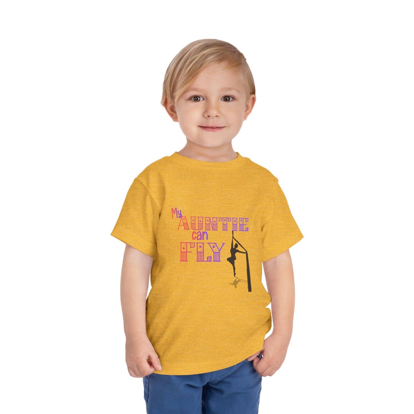 My Auntie Can Fly Aerialist Auntie Gift Toddler T-Shirt