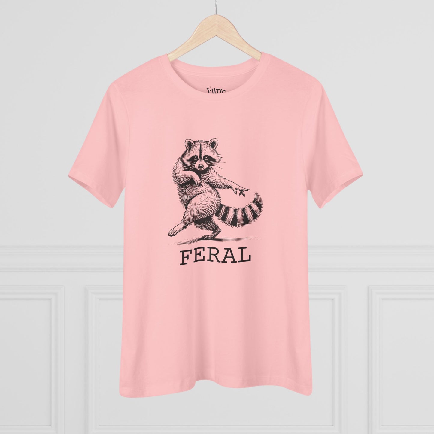Raccoon Tee for Women - Feral