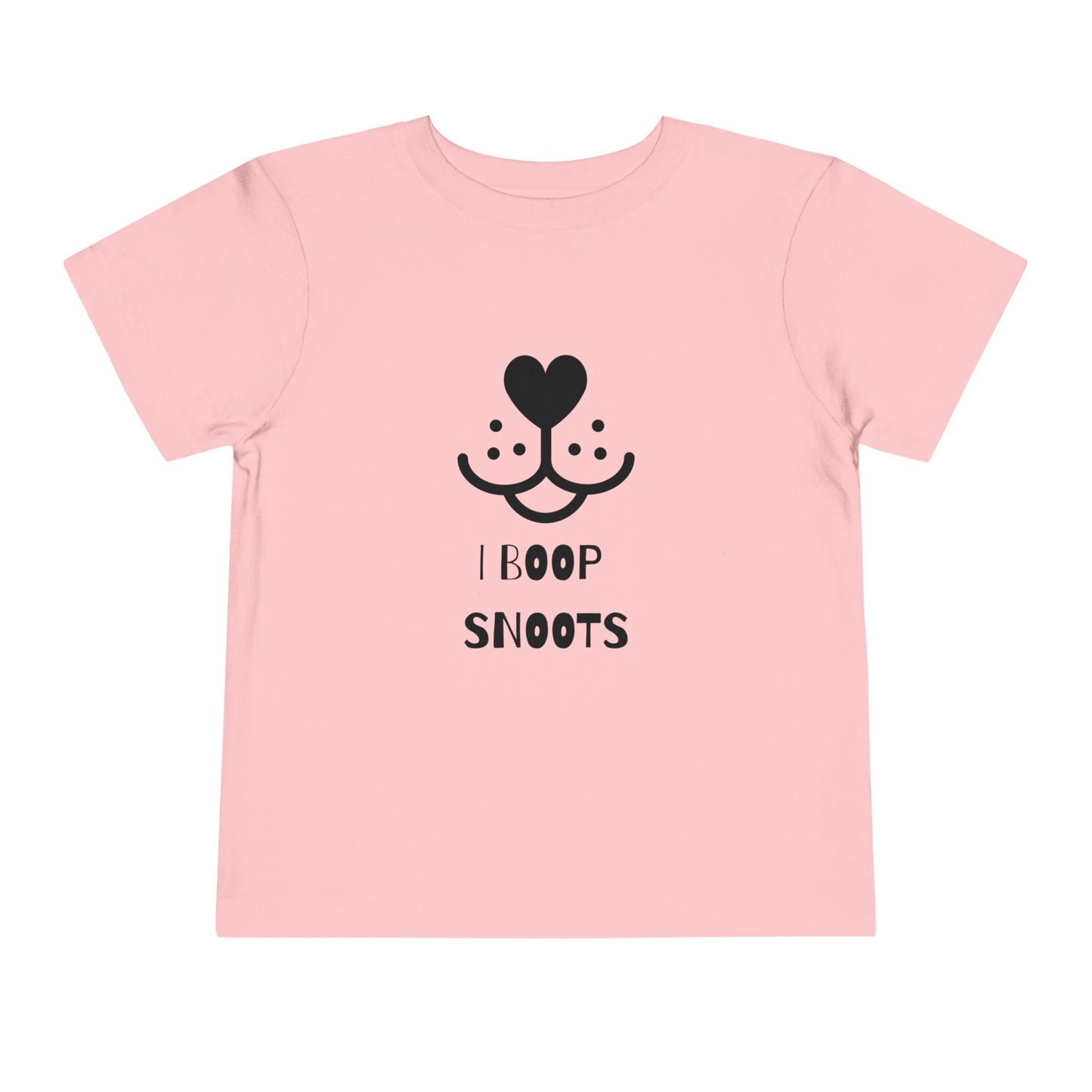 I Boop Snoots Dog Lover Toddler T-Shirt, Cute Funny Puppy Love Tee