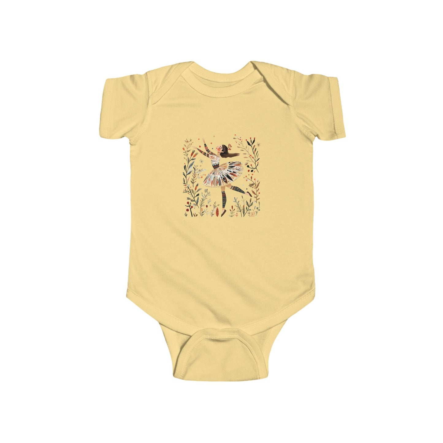 Nutcracker Ballet Scandinvian-Inspired Infant Bodysuit