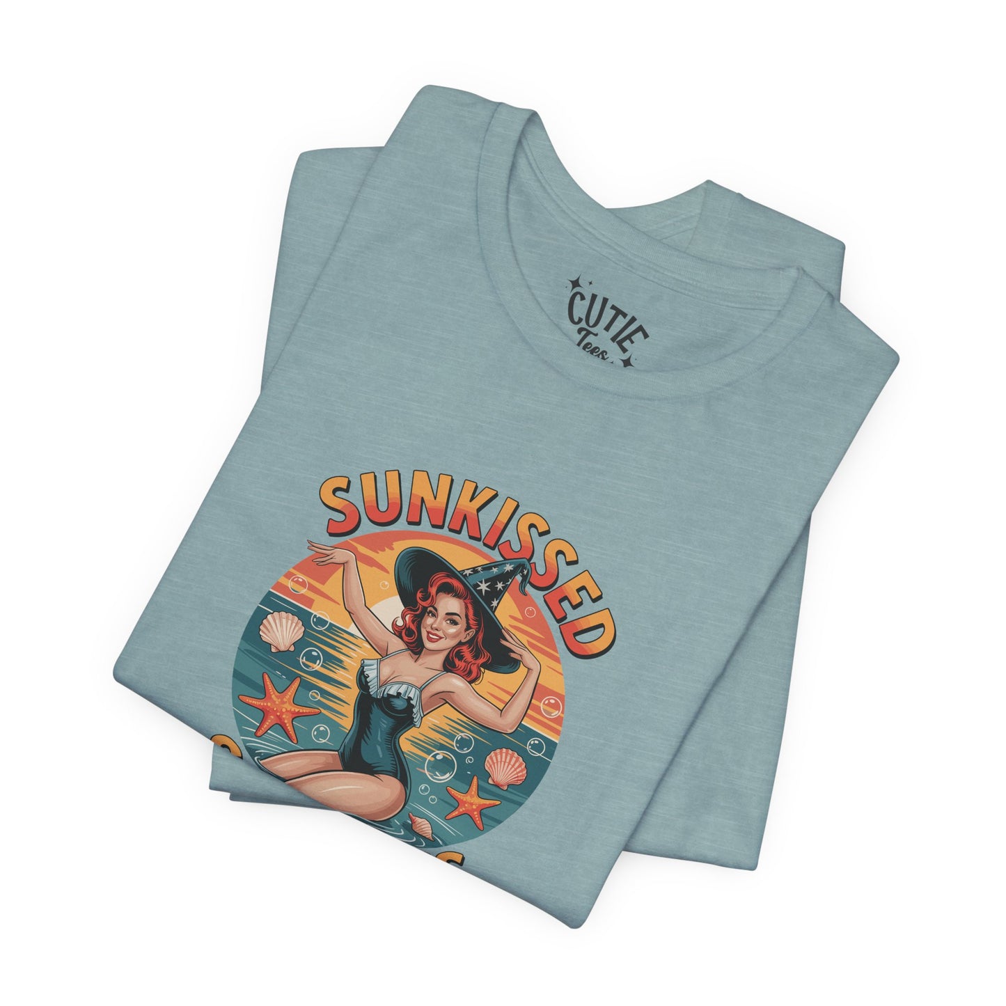 Sunkissed Sorceress Tee, Sun-Inspired T-Shirt, Witchy Apparel, Summer Fashion, Vintage Style Top, Gifts for Her