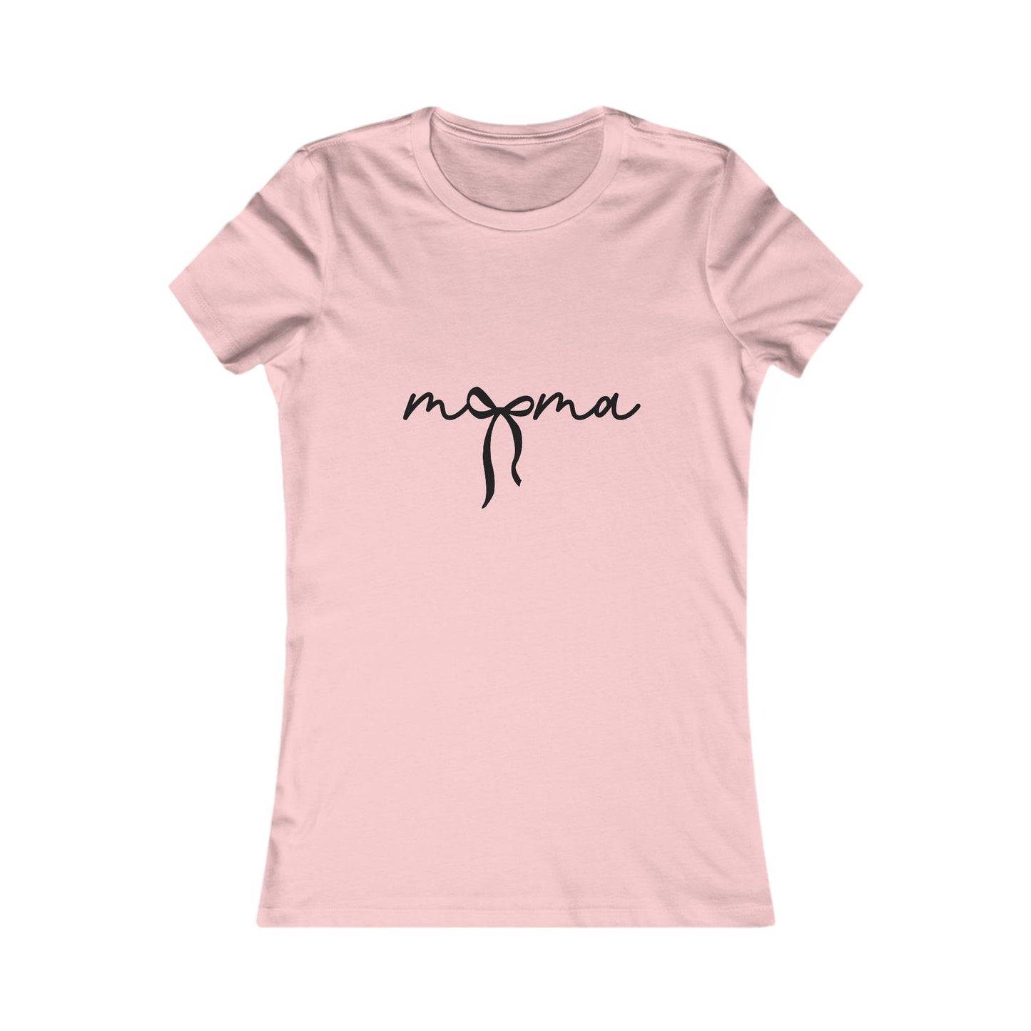 Mama Script Bow Tee