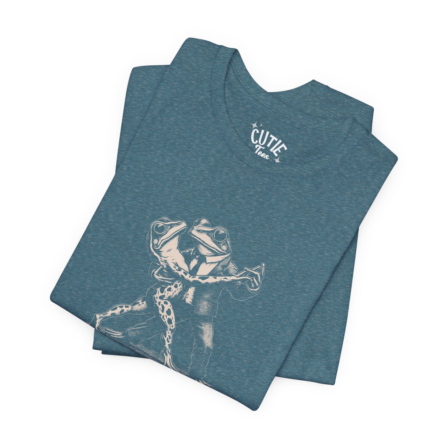 Frog Tango Graphic Tee, Casual Wear, Unisex Clothing, Unique Gift, Everyday Essentials, Perfect for Parties