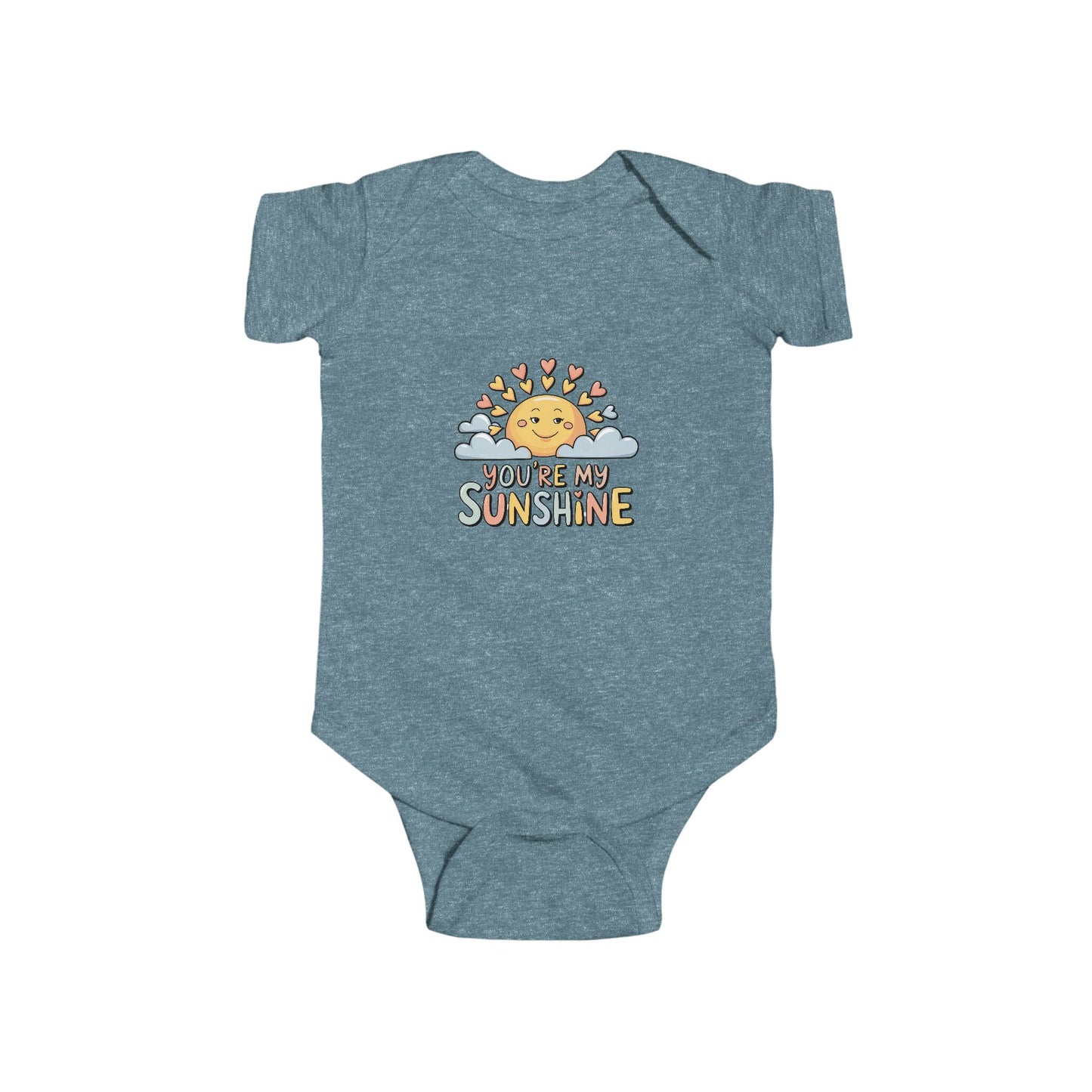 You're My Sunshine Baby Bodysuit - Rainbow Design
